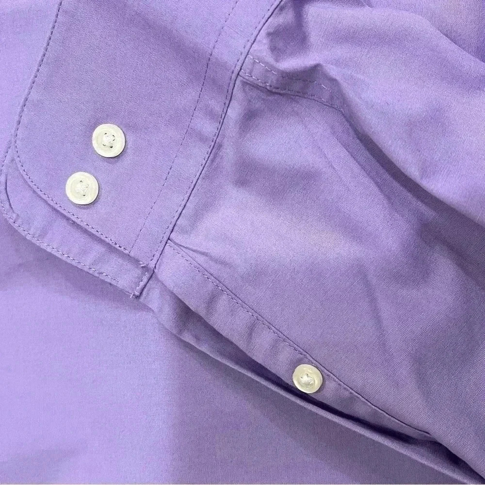 Alexander Julian, Men's Dress Shirt , purple lavender Long sleeve, Size M. - Picture 7 of 9